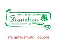 Etichette adesive per fioristi, fiorai e vivaisti  (mm 60X24)  (cod.97G)